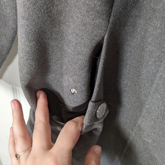 Like-New Longline Capsule Wardrobe Zip-Up Coat from INTL d.e.t.a.i.l.s Size S‎ - Picture 9 of 11